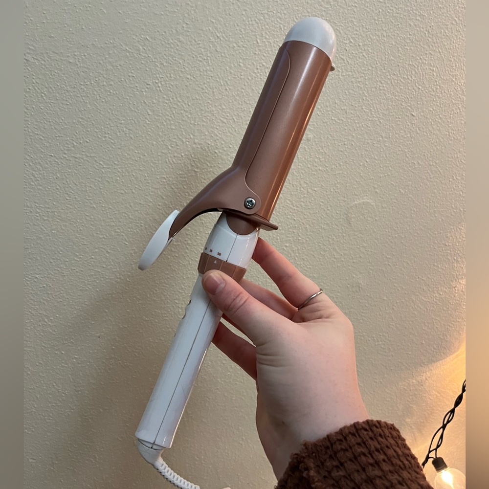 CONAIR Double Ceramic Rose Gold Curling Iron 1.5”